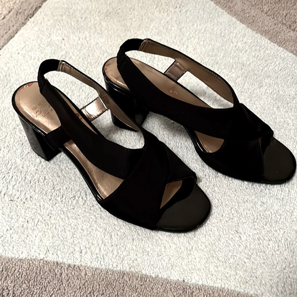 Joan & David Black Sandals